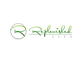 Replenished Life logo design by ndaru