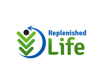 Replenished Life logo design by Foxcody