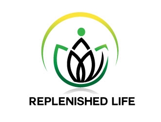 Replenished Life logo design by Suvendu