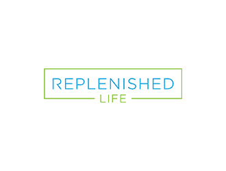 Replenished Life logo design by checx