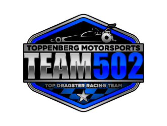 TEAM 502     TOPPENBERG MOTORSPORTS logo design by fastsev