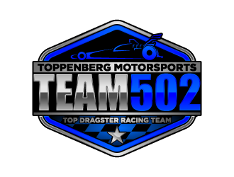 TEAM 502     TOPPENBERG MOTORSPORTS logo design by fastsev