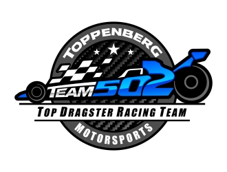 TEAM 502     TOPPENBERG MOTORSPORTS logo design by sgt.trigger