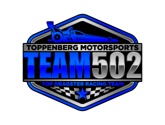TEAM 502     TOPPENBERG MOTORSPORTS logo design by fastsev