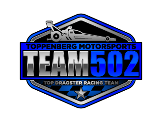TEAM 502     TOPPENBERG MOTORSPORTS logo design by fastsev