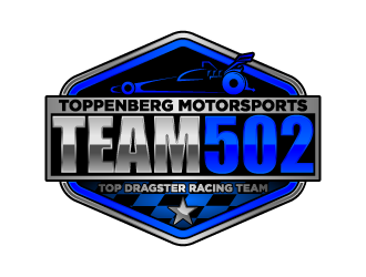 TEAM 502     TOPPENBERG MOTORSPORTS logo design by fastsev