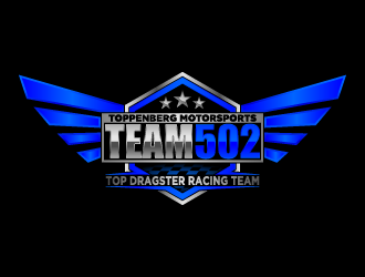 TEAM 502     TOPPENBERG MOTORSPORTS logo design by fastsev