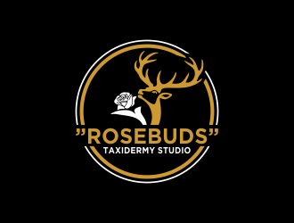 Rosebuds Taxidermy Studio logo design by done