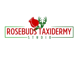 Rosebuds Taxidermy Studio logo design by gilkkj