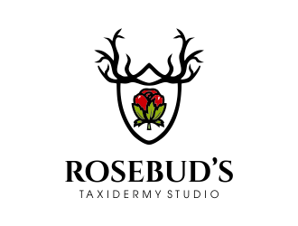 Rosebuds Taxidermy Studio logo design by JessicaLopes