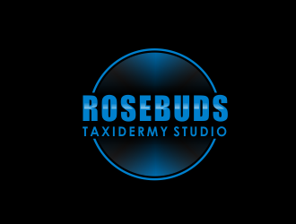Rosebuds Taxidermy Studio logo design by giphone