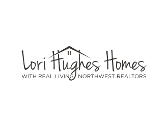 Lori Hughes Homes with Real Living Northwest Realtors logo design by BintangDesign