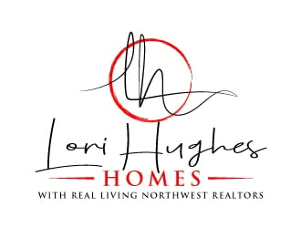 Lori Hughes Homes with Real Living Northwest Realtors logo design by aRBy