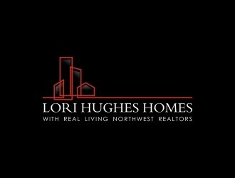 Lori Hughes Homes with Real Living Northwest Realtors logo design by naldart