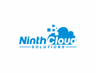 Ninth Cloud Solutions logo design by ubai popi