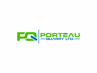 Porteau Quarry Ltd. logo design by ubai popi