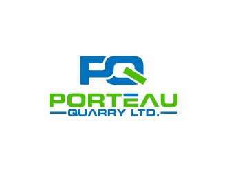 Porteau Quarry Ltd. logo design by ubai popi