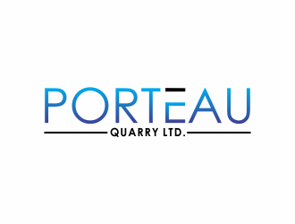 Porteau Quarry Ltd. logo design by giphone