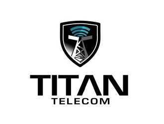 Titan Telecom logo design by bougalla005