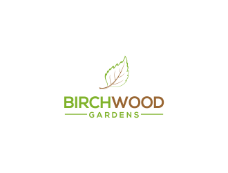Birchwood Gardens logo design by done