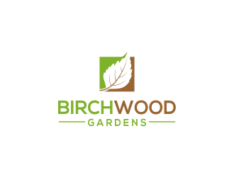 Birchwood Gardens logo design by done