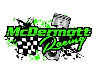 McDermott Racing logo design by ElonStark