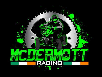 McDermott Racing logo design by daywalker