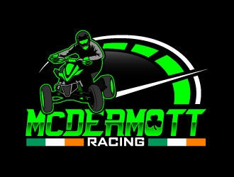 McDermott Racing logo design by daywalker