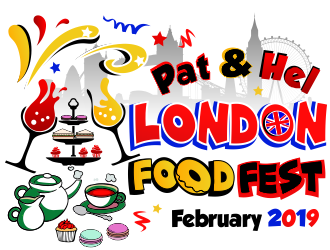 Pat & Hel London Food Fest February 2019 logo design by aldesign