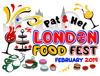 Pat & Hel London Food Fest February 2019 logo design by aldesign