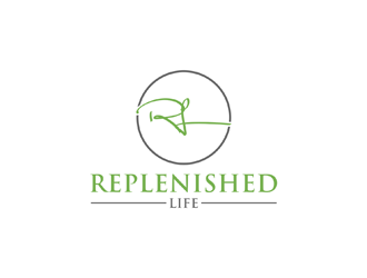 Replenished Life logo design by johana