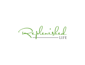 Replenished Life logo design by johana
