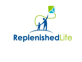 Replenished Life logo design by Marianne