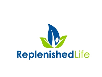 Replenished Life logo design by Marianne
