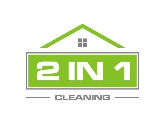 2 In 1 Cleaning  logo design by EkoBooM