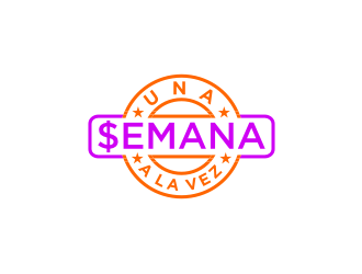 Una $emana A La vez logo design by bricton
