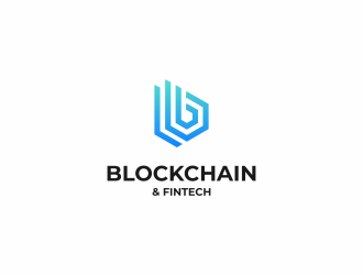 Blockchain & Fintech logo design by haidar