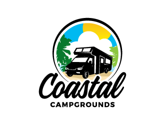 Coastal Campgrounds logo design by shadowfax