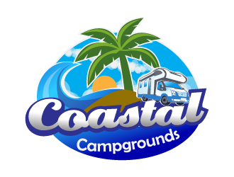 Coastal Campgrounds logo design by yaya2a