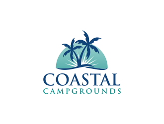 Coastal Campgrounds logo design by RIANW
