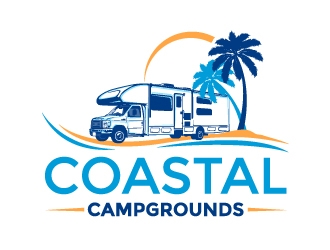 Coastal Campgrounds logo design by aRBy