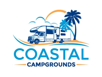 Coastal Campgrounds logo design by aRBy