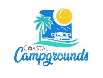 Coastal Campgrounds logo design by Suvendu