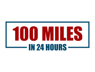 100 Miles In 24 Hours logo design by afra_art
