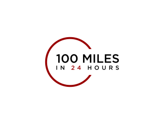 100 Miles In 24 Hours logo design by dewipadi