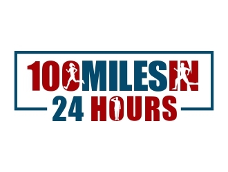 100 Miles In 24 Hours logo design by dibyo