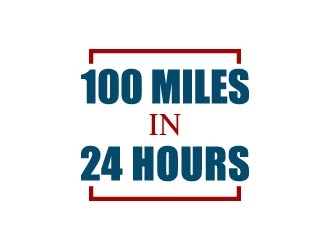 100 Miles In 24 Hours logo design by maserik