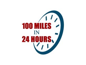 100 Miles In 24 Hours logo design by maserik