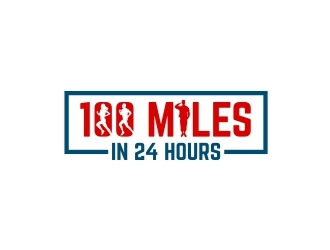 100 Miles In 24 Hours logo design by amar_mboiss