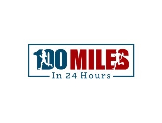 100 Miles In 24 Hours logo design by agil